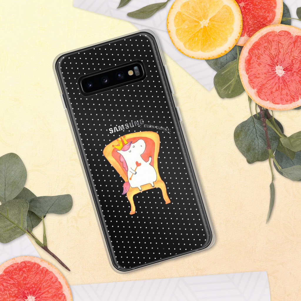 Handyhülle Einhorn König Handyhülle, Handycover, Transparente Handyhülle, Flexible Handyhülle, Handyschutz, Transparent, Durchsichtig, Schutzhülle für Handy, Stilvolle Handyhülle, Robuste Handyhülle, Schutz vor Kratzern, Schützende Handyhülle, Einhorn, Einhörner, Einhorn Deko, Pegasus, Unicorn, König, Präsident, Bundeskanzler, Herrscher, Kaiser, Prinzessin, Krone