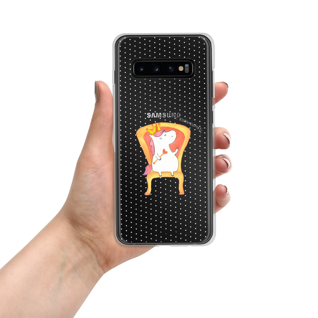 Handyhülle Einhorn König Handyhülle, Handycover, Transparente Handyhülle, Flexible Handyhülle, Handyschutz, Transparent, Durchsichtig, Schutzhülle für Handy, Stilvolle Handyhülle, Robuste Handyhülle, Schutz vor Kratzern, Schützende Handyhülle, Einhorn, Einhörner, Einhorn Deko, Pegasus, Unicorn, König, Präsident, Bundeskanzler, Herrscher, Kaiser, Prinzessin, Krone