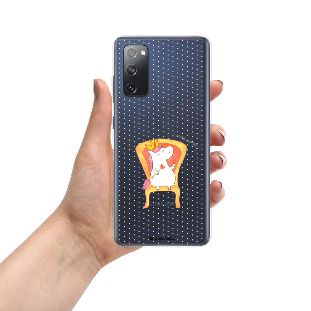 Handyhülle Einhorn König Handyhülle, Handycover, Transparente Handyhülle, Flexible Handyhülle, Handyschutz, Transparent, Durchsichtig, Schutzhülle für Handy, Stilvolle Handyhülle, Robuste Handyhülle, Schutz vor Kratzern, Schützende Handyhülle, Einhorn, Einhörner, Einhorn Deko, Pegasus, Unicorn, König, Präsident, Bundeskanzler, Herrscher, Kaiser, Prinzessin, Krone
