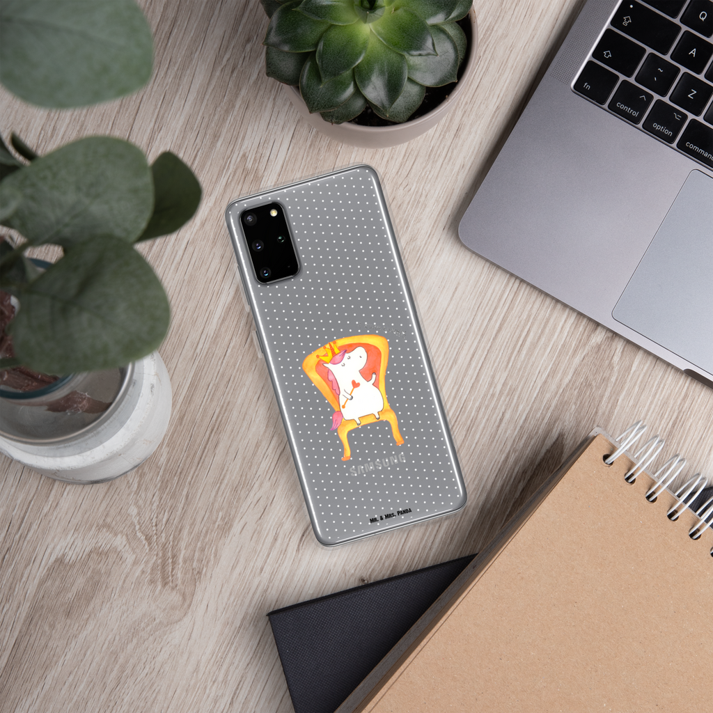 Handyhülle Einhorn König Handyhülle, Handycover, Transparente Handyhülle, Flexible Handyhülle, Handyschutz, Transparent, Durchsichtig, Schutzhülle für Handy, Stilvolle Handyhülle, Robuste Handyhülle, Schutz vor Kratzern, Schützende Handyhülle, Einhorn, Einhörner, Einhorn Deko, Pegasus, Unicorn, König, Präsident, Bundeskanzler, Herrscher, Kaiser, Prinzessin, Krone