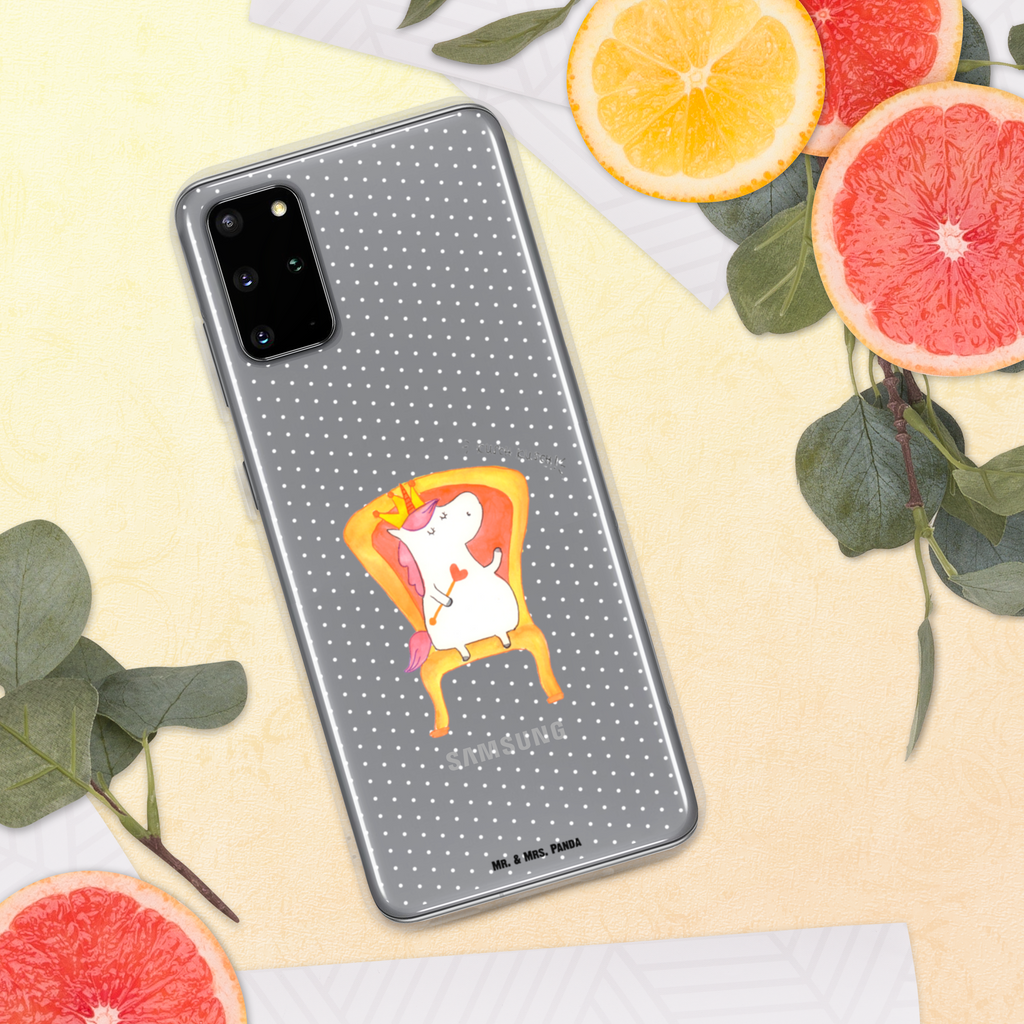 Handyhülle Einhorn König Handyhülle, Handycover, Transparente Handyhülle, Flexible Handyhülle, Handyschutz, Transparent, Durchsichtig, Schutzhülle für Handy, Stilvolle Handyhülle, Robuste Handyhülle, Schutz vor Kratzern, Schützende Handyhülle, Einhorn, Einhörner, Einhorn Deko, Pegasus, Unicorn, König, Präsident, Bundeskanzler, Herrscher, Kaiser, Prinzessin, Krone