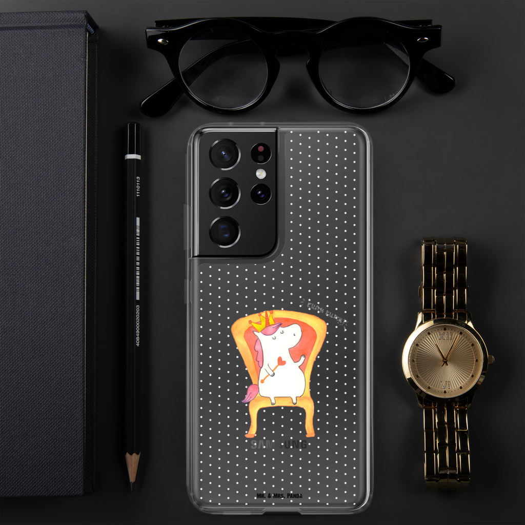 Handyhülle Einhorn König Handyhülle, Handycover, Transparente Handyhülle, Flexible Handyhülle, Handyschutz, Transparent, Durchsichtig, Schutzhülle für Handy, Stilvolle Handyhülle, Robuste Handyhülle, Schutz vor Kratzern, Schützende Handyhülle, Einhorn, Einhörner, Einhorn Deko, Pegasus, Unicorn, König, Präsident, Bundeskanzler, Herrscher, Kaiser, Prinzessin, Krone