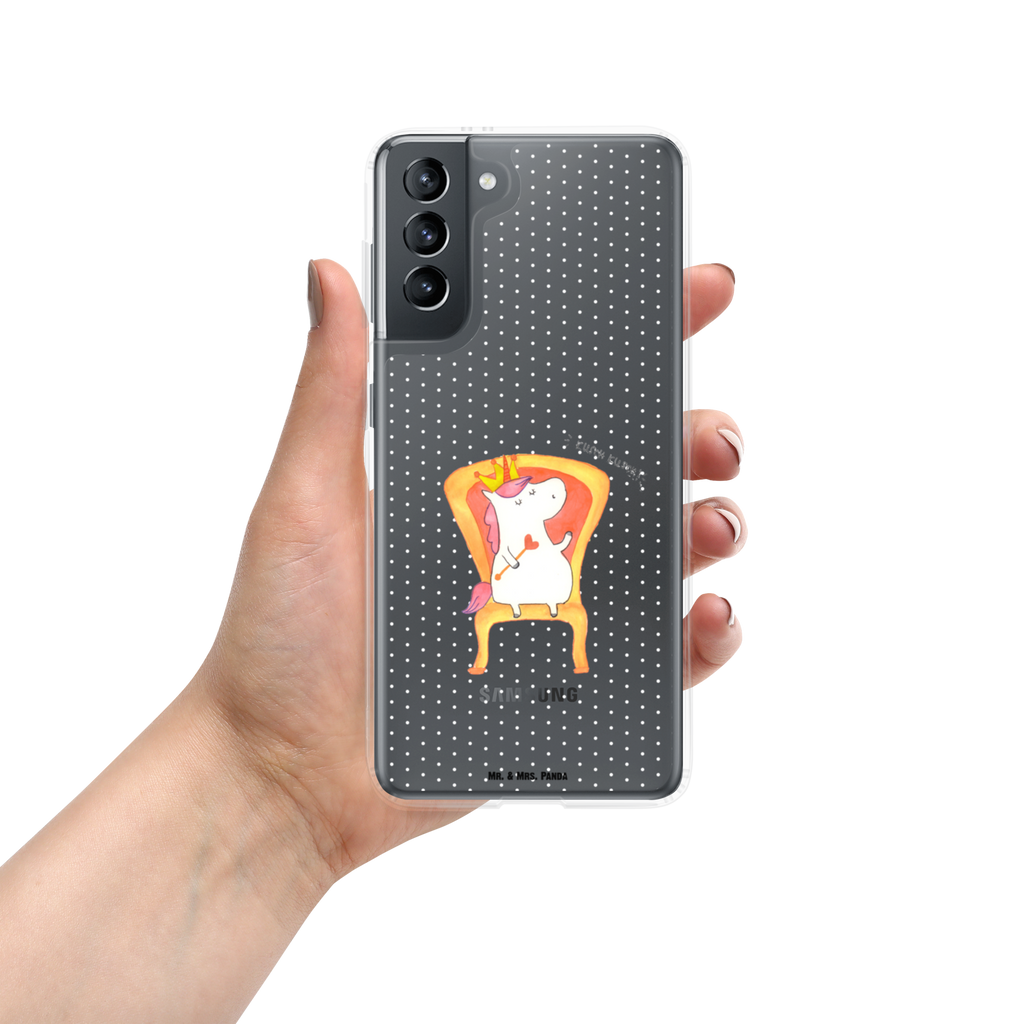 Handyhülle Einhorn König Handyhülle, Handycover, Transparente Handyhülle, Flexible Handyhülle, Handyschutz, Transparent, Durchsichtig, Schutzhülle für Handy, Stilvolle Handyhülle, Robuste Handyhülle, Schutz vor Kratzern, Schützende Handyhülle, Einhorn, Einhörner, Einhorn Deko, Pegasus, Unicorn, König, Präsident, Bundeskanzler, Herrscher, Kaiser, Prinzessin, Krone