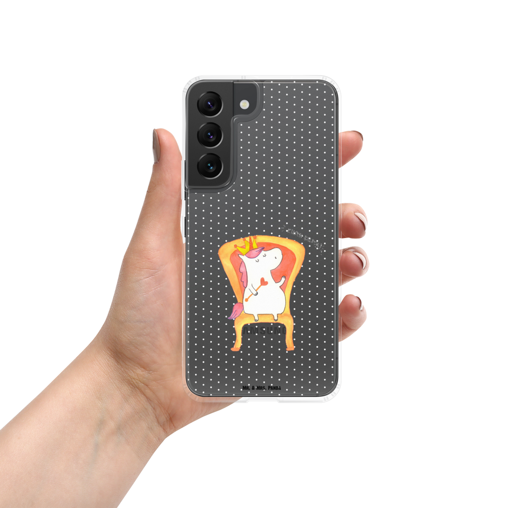 Handyhülle Einhorn König Handyhülle, Handycover, Transparente Handyhülle, Flexible Handyhülle, Handyschutz, Transparent, Durchsichtig, Schutzhülle für Handy, Stilvolle Handyhülle, Robuste Handyhülle, Schutz vor Kratzern, Schützende Handyhülle, Einhorn, Einhörner, Einhorn Deko, Pegasus, Unicorn, König, Präsident, Bundeskanzler, Herrscher, Kaiser, Prinzessin, Krone