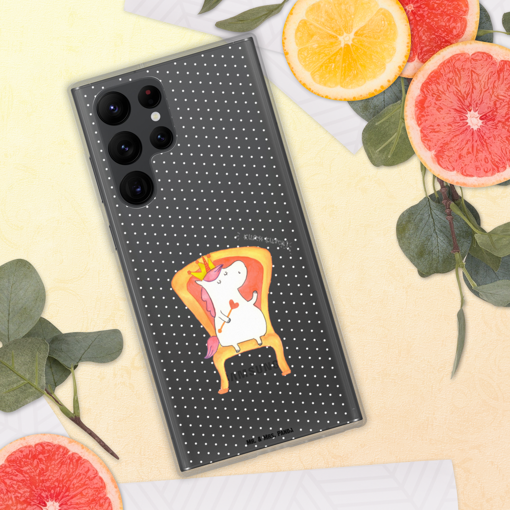 Handyhülle Einhorn König Handyhülle, Handycover, Transparente Handyhülle, Flexible Handyhülle, Handyschutz, Transparent, Durchsichtig, Schutzhülle für Handy, Stilvolle Handyhülle, Robuste Handyhülle, Schutz vor Kratzern, Schützende Handyhülle, Einhorn, Einhörner, Einhorn Deko, Pegasus, Unicorn, König, Präsident, Bundeskanzler, Herrscher, Kaiser, Prinzessin, Krone