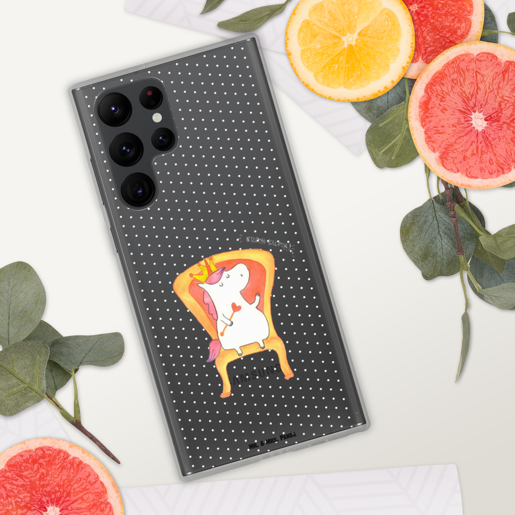 Handyhülle Einhorn König Handyhülle, Handycover, Transparente Handyhülle, Flexible Handyhülle, Handyschutz, Transparent, Durchsichtig, Schutzhülle für Handy, Stilvolle Handyhülle, Robuste Handyhülle, Schutz vor Kratzern, Schützende Handyhülle, Einhorn, Einhörner, Einhorn Deko, Pegasus, Unicorn, König, Präsident, Bundeskanzler, Herrscher, Kaiser, Prinzessin, Krone