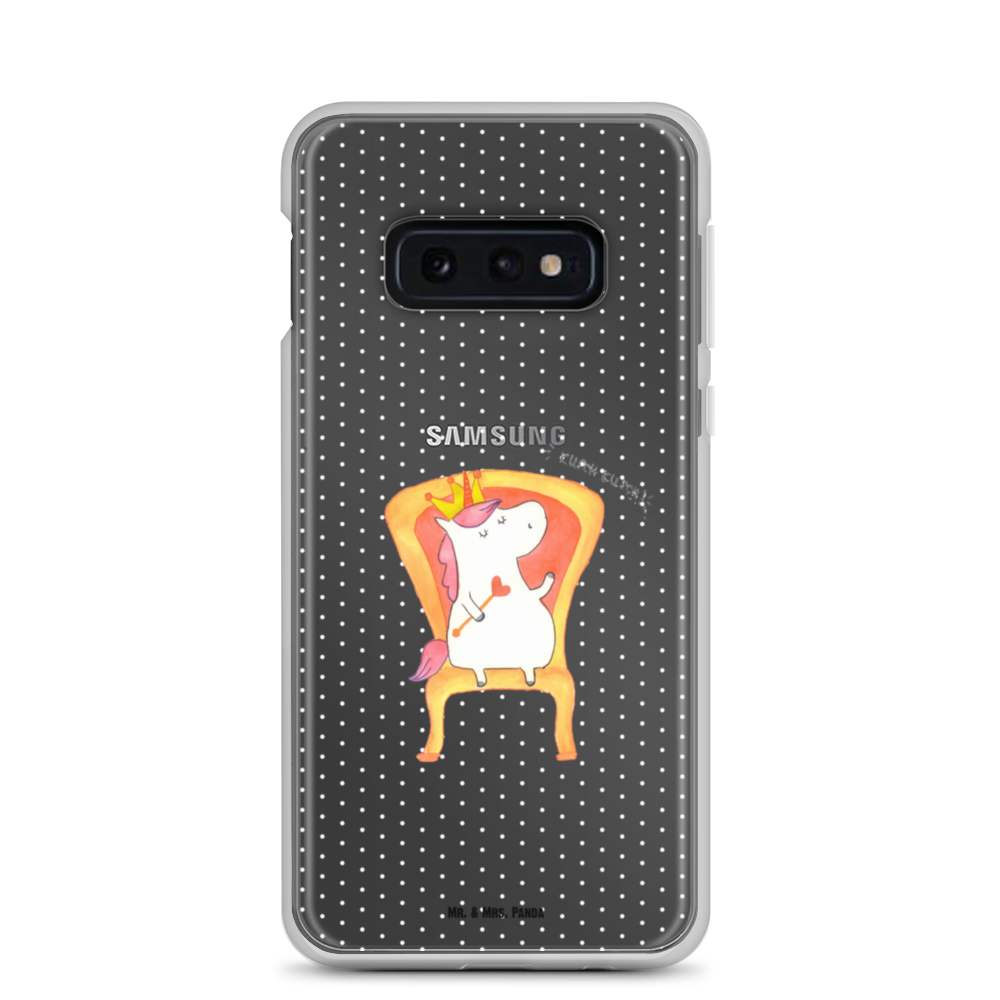 Handyhülle Einhorn König Handyhülle, Handycover, Transparente Handyhülle, Flexible Handyhülle, Handyschutz, Transparent, Durchsichtig, Schutzhülle für Handy, Stilvolle Handyhülle, Robuste Handyhülle, Schutz vor Kratzern, Schützende Handyhülle, Einhorn, Einhörner, Einhorn Deko, Pegasus, Unicorn, König, Präsident, Bundeskanzler, Herrscher, Kaiser, Prinzessin, Krone