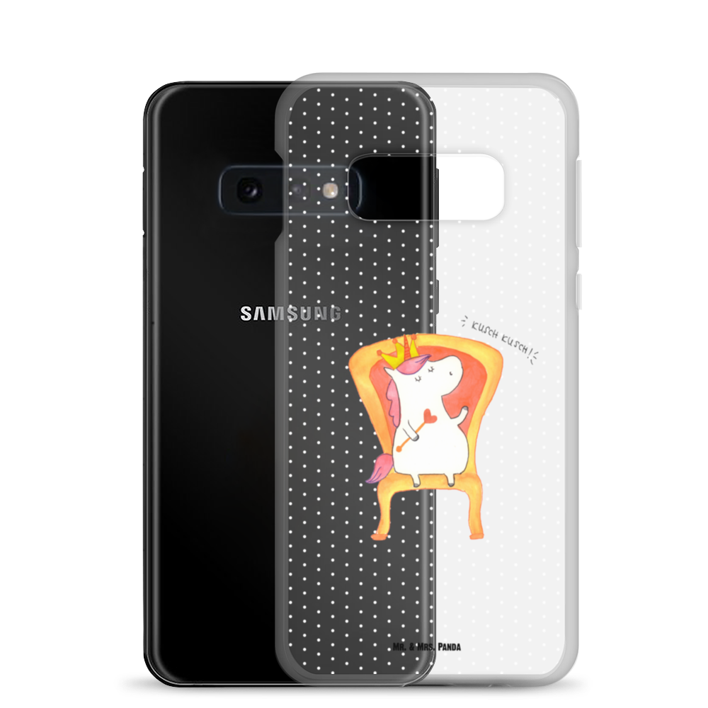 Handyhülle Einhorn König Handyhülle, Handycover, Transparente Handyhülle, Flexible Handyhülle, Handyschutz, Transparent, Durchsichtig, Schutzhülle für Handy, Stilvolle Handyhülle, Robuste Handyhülle, Schutz vor Kratzern, Schützende Handyhülle, Einhorn, Einhörner, Einhorn Deko, Pegasus, Unicorn, König, Präsident, Bundeskanzler, Herrscher, Kaiser, Prinzessin, Krone