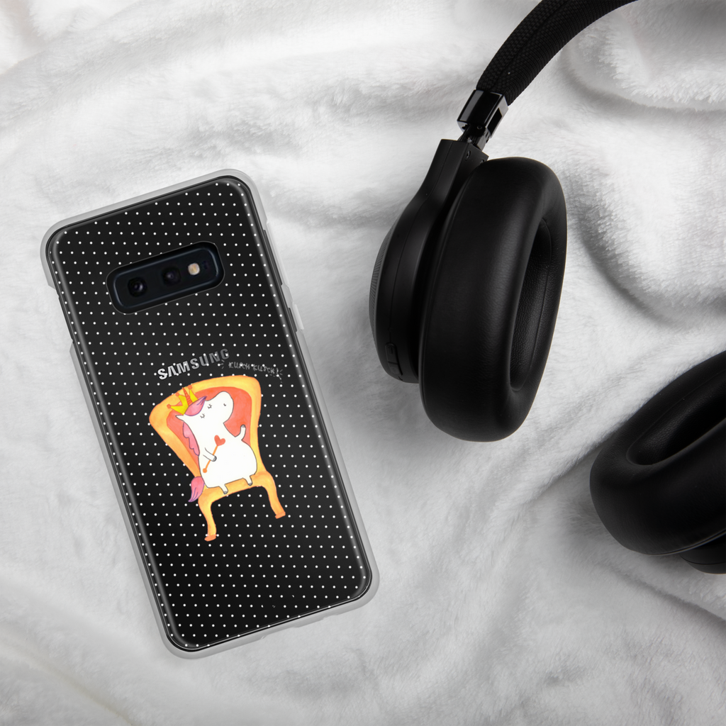 Handyhülle Einhorn König Handyhülle, Handycover, Transparente Handyhülle, Flexible Handyhülle, Handyschutz, Transparent, Durchsichtig, Schutzhülle für Handy, Stilvolle Handyhülle, Robuste Handyhülle, Schutz vor Kratzern, Schützende Handyhülle, Einhorn, Einhörner, Einhorn Deko, Pegasus, Unicorn, König, Präsident, Bundeskanzler, Herrscher, Kaiser, Prinzessin, Krone