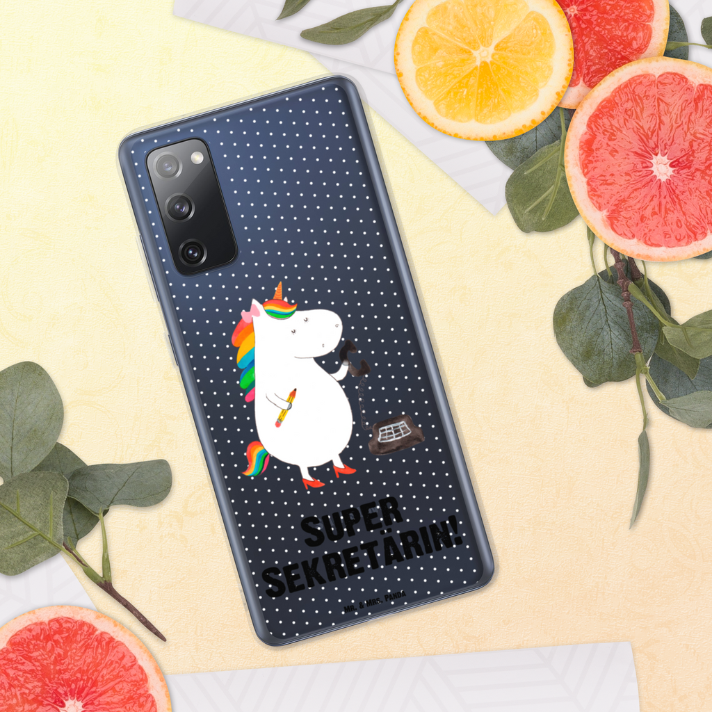 Handyhülle Einhorn Sekretärin Handyhülle, Handycover, Transparente Handyhülle, Flexible Handyhülle, Handyschutz, Transparent, Durchsichtig, Schutzhülle für Handy, Stilvolle Handyhülle, Robuste Handyhülle, Schutz vor Kratzern, Schützende Handyhülle, Einhorn, Einhörner, Einhorn Deko, Pegasus, Unicorn, Sekretärin, Büro, Rechtsanwältin, Rechtsanwaltsgehilfin, Steuerbüro, Steuerkanzlei, Bürokraft, Bürohilfe