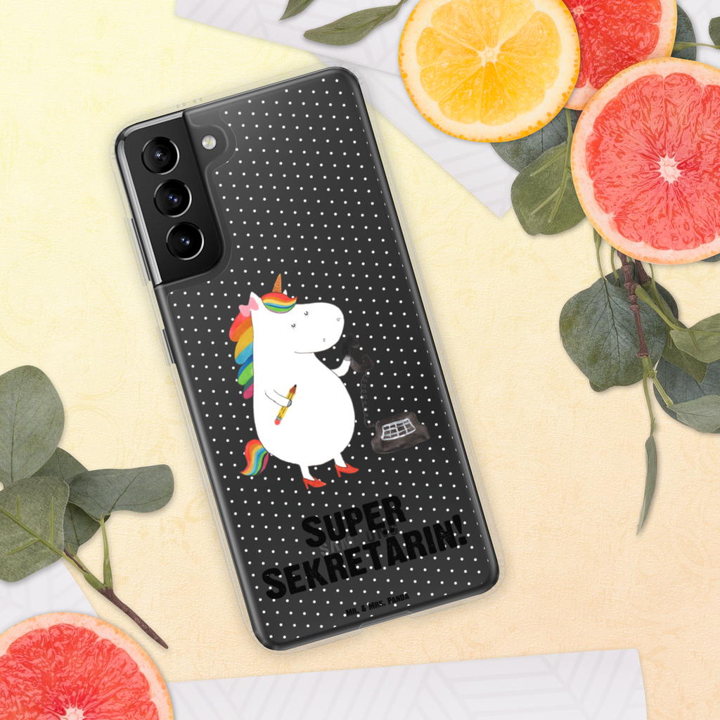 Handyhülle Einhorn Sekretärin Handyhülle, Handycover, Transparente Handyhülle, Flexible Handyhülle, Handyschutz, Transparent, Durchsichtig, Schutzhülle für Handy, Stilvolle Handyhülle, Robuste Handyhülle, Schutz vor Kratzern, Schützende Handyhülle, Einhorn, Einhörner, Einhorn Deko, Pegasus, Unicorn, Sekretärin, Büro, Rechtsanwältin, Rechtsanwaltsgehilfin, Steuerbüro, Steuerkanzlei, Bürokraft, Bürohilfe
