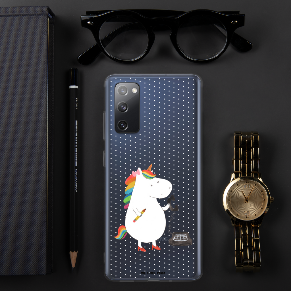 Handyhülle Einhorn Sekretärin Handyhülle, Handycover, Transparente Handyhülle, Flexible Handyhülle, Handyschutz, Transparent, Durchsichtig, Schutzhülle für Handy, Stilvolle Handyhülle, Robuste Handyhülle, Schutz vor Kratzern, Schützende Handyhülle, Einhorn, Einhörner, Einhorn Deko, Pegasus, Unicorn, Sekretärin, Büro, Rechtsanwältin, Rechtsanwaltsgehilfin, Steuerbüro, Steuerkanzlei, Bürokraft, Bürohilfe