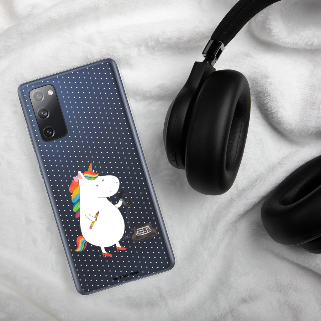Handyhülle Einhorn Sekretärin Handyhülle, Handycover, Transparente Handyhülle, Flexible Handyhülle, Handyschutz, Transparent, Durchsichtig, Schutzhülle für Handy, Stilvolle Handyhülle, Robuste Handyhülle, Schutz vor Kratzern, Schützende Handyhülle, Einhorn, Einhörner, Einhorn Deko, Pegasus, Unicorn, Sekretärin, Büro, Rechtsanwältin, Rechtsanwaltsgehilfin, Steuerbüro, Steuerkanzlei, Bürokraft, Bürohilfe