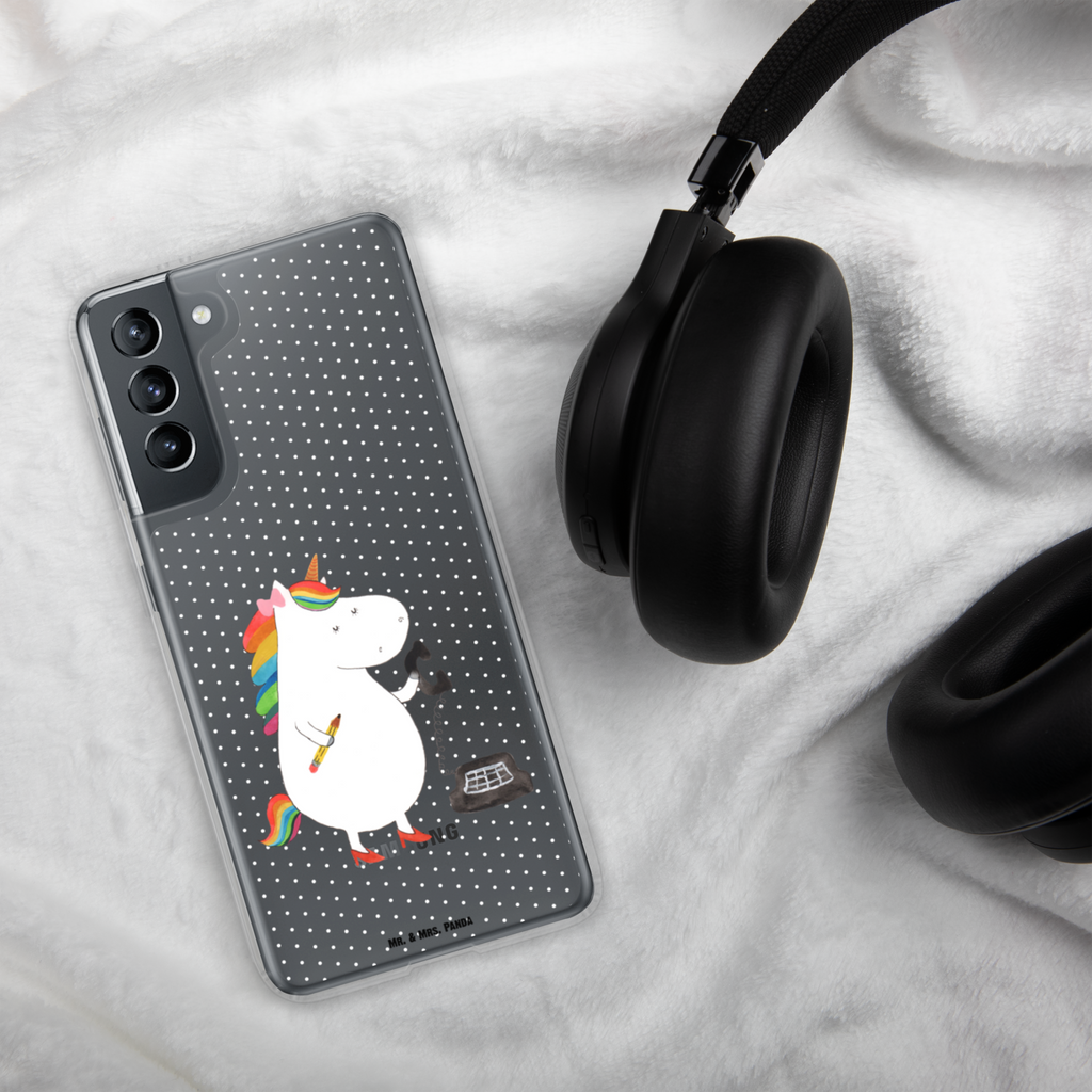 Handyhülle Einhorn Sekretärin Handyhülle, Handycover, Transparente Handyhülle, Flexible Handyhülle, Handyschutz, Transparent, Durchsichtig, Schutzhülle für Handy, Stilvolle Handyhülle, Robuste Handyhülle, Schutz vor Kratzern, Schützende Handyhülle, Einhorn, Einhörner, Einhorn Deko, Pegasus, Unicorn, Sekretärin, Büro, Rechtsanwältin, Rechtsanwaltsgehilfin, Steuerbüro, Steuerkanzlei, Bürokraft, Bürohilfe