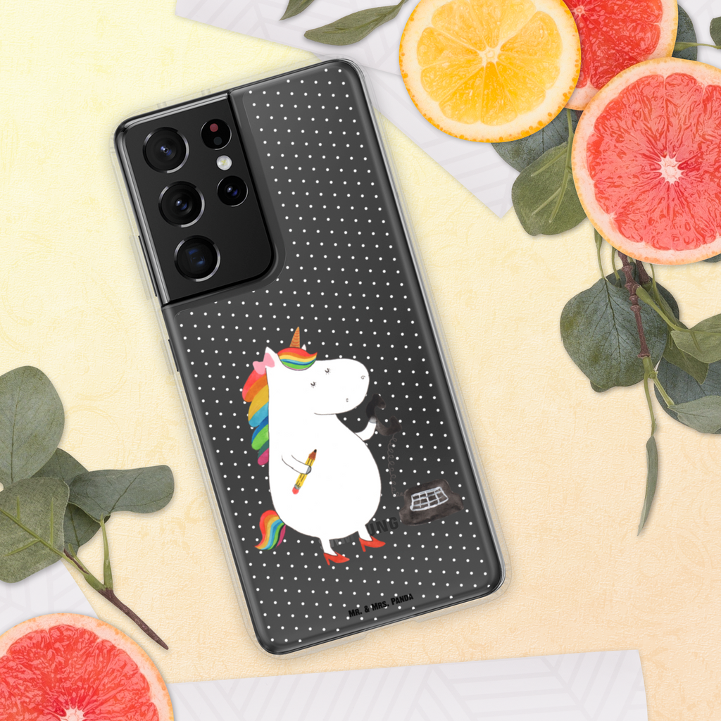 Handyhülle Einhorn Sekretärin Handyhülle, Handycover, Transparente Handyhülle, Flexible Handyhülle, Handyschutz, Transparent, Durchsichtig, Schutzhülle für Handy, Stilvolle Handyhülle, Robuste Handyhülle, Schutz vor Kratzern, Schützende Handyhülle, Einhorn, Einhörner, Einhorn Deko, Pegasus, Unicorn, Sekretärin, Büro, Rechtsanwältin, Rechtsanwaltsgehilfin, Steuerbüro, Steuerkanzlei, Bürokraft, Bürohilfe