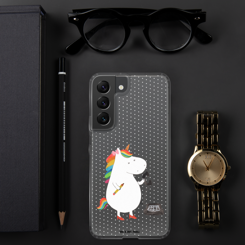 Handyhülle Einhorn Sekretärin Handyhülle, Handycover, Transparente Handyhülle, Flexible Handyhülle, Handyschutz, Transparent, Durchsichtig, Schutzhülle für Handy, Stilvolle Handyhülle, Robuste Handyhülle, Schutz vor Kratzern, Schützende Handyhülle, Einhorn, Einhörner, Einhorn Deko, Pegasus, Unicorn, Sekretärin, Büro, Rechtsanwältin, Rechtsanwaltsgehilfin, Steuerbüro, Steuerkanzlei, Bürokraft, Bürohilfe