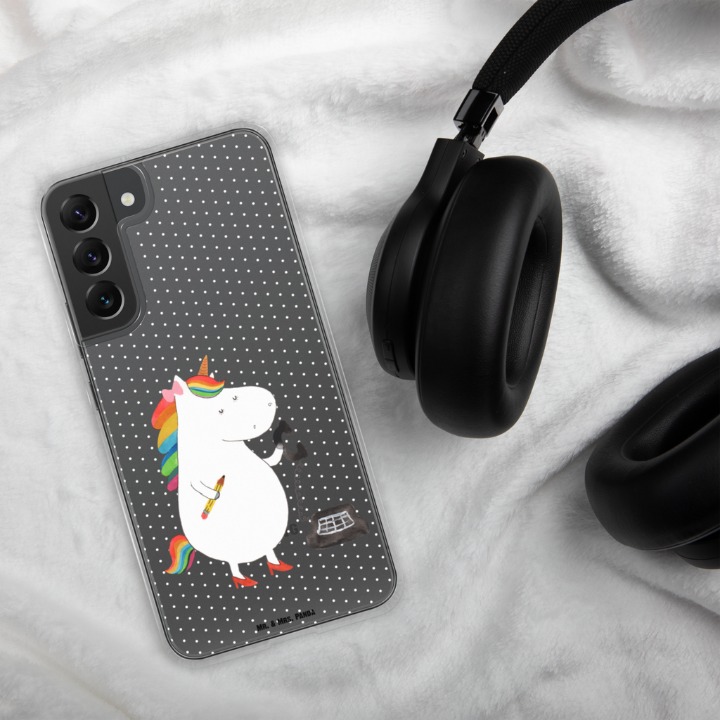 Handyhülle Einhorn Sekretärin Handyhülle, Handycover, Transparente Handyhülle, Flexible Handyhülle, Handyschutz, Transparent, Durchsichtig, Schutzhülle für Handy, Stilvolle Handyhülle, Robuste Handyhülle, Schutz vor Kratzern, Schützende Handyhülle, Einhorn, Einhörner, Einhorn Deko, Pegasus, Unicorn, Sekretärin, Büro, Rechtsanwältin, Rechtsanwaltsgehilfin, Steuerbüro, Steuerkanzlei, Bürokraft, Bürohilfe