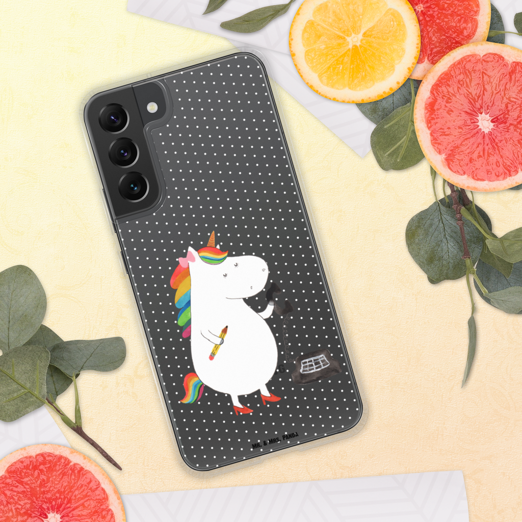 Handyhülle Einhorn Sekretärin Handyhülle, Handycover, Transparente Handyhülle, Flexible Handyhülle, Handyschutz, Transparent, Durchsichtig, Schutzhülle für Handy, Stilvolle Handyhülle, Robuste Handyhülle, Schutz vor Kratzern, Schützende Handyhülle, Einhorn, Einhörner, Einhorn Deko, Pegasus, Unicorn, Sekretärin, Büro, Rechtsanwältin, Rechtsanwaltsgehilfin, Steuerbüro, Steuerkanzlei, Bürokraft, Bürohilfe