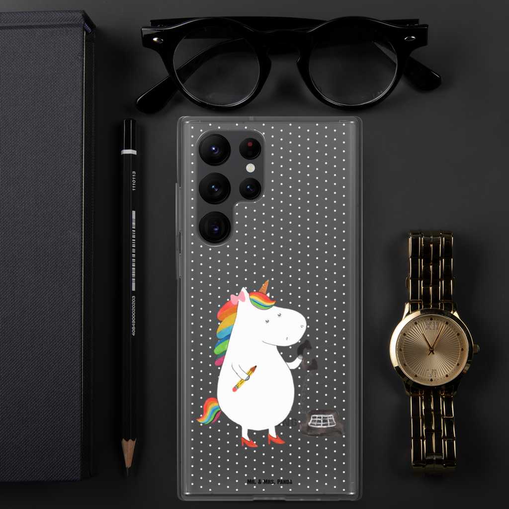 Handyhülle Einhorn Sekretärin Handyhülle, Handycover, Transparente Handyhülle, Flexible Handyhülle, Handyschutz, Transparent, Durchsichtig, Schutzhülle für Handy, Stilvolle Handyhülle, Robuste Handyhülle, Schutz vor Kratzern, Schützende Handyhülle, Einhorn, Einhörner, Einhorn Deko, Pegasus, Unicorn, Sekretärin, Büro, Rechtsanwältin, Rechtsanwaltsgehilfin, Steuerbüro, Steuerkanzlei, Bürokraft, Bürohilfe