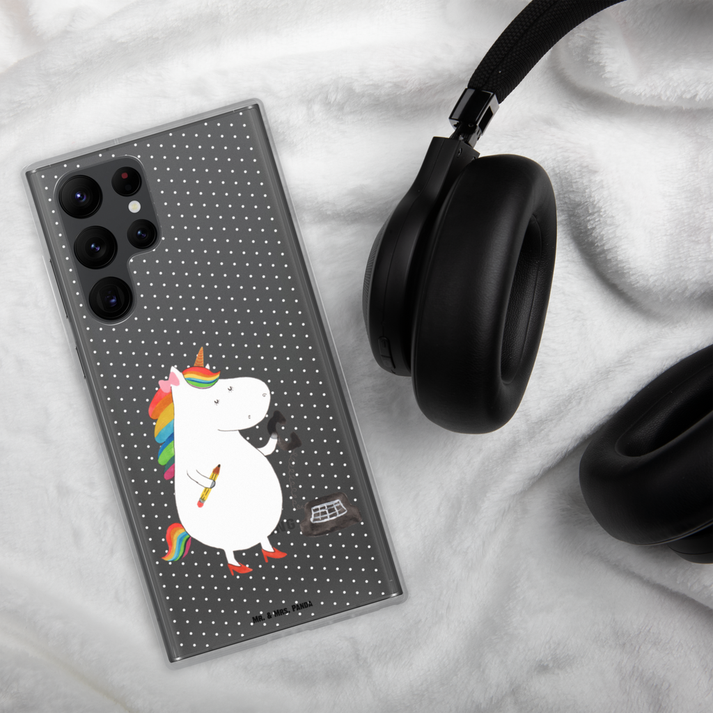 Handyhülle Einhorn Sekretärin Handyhülle, Handycover, Transparente Handyhülle, Flexible Handyhülle, Handyschutz, Transparent, Durchsichtig, Schutzhülle für Handy, Stilvolle Handyhülle, Robuste Handyhülle, Schutz vor Kratzern, Schützende Handyhülle, Einhorn, Einhörner, Einhorn Deko, Pegasus, Unicorn, Sekretärin, Büro, Rechtsanwältin, Rechtsanwaltsgehilfin, Steuerbüro, Steuerkanzlei, Bürokraft, Bürohilfe