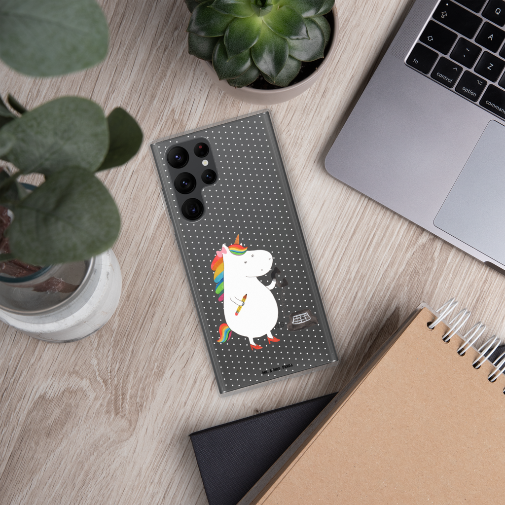 Handyhülle Einhorn Sekretärin Handyhülle, Handycover, Transparente Handyhülle, Flexible Handyhülle, Handyschutz, Transparent, Durchsichtig, Schutzhülle für Handy, Stilvolle Handyhülle, Robuste Handyhülle, Schutz vor Kratzern, Schützende Handyhülle, Einhorn, Einhörner, Einhorn Deko, Pegasus, Unicorn, Sekretärin, Büro, Rechtsanwältin, Rechtsanwaltsgehilfin, Steuerbüro, Steuerkanzlei, Bürokraft, Bürohilfe