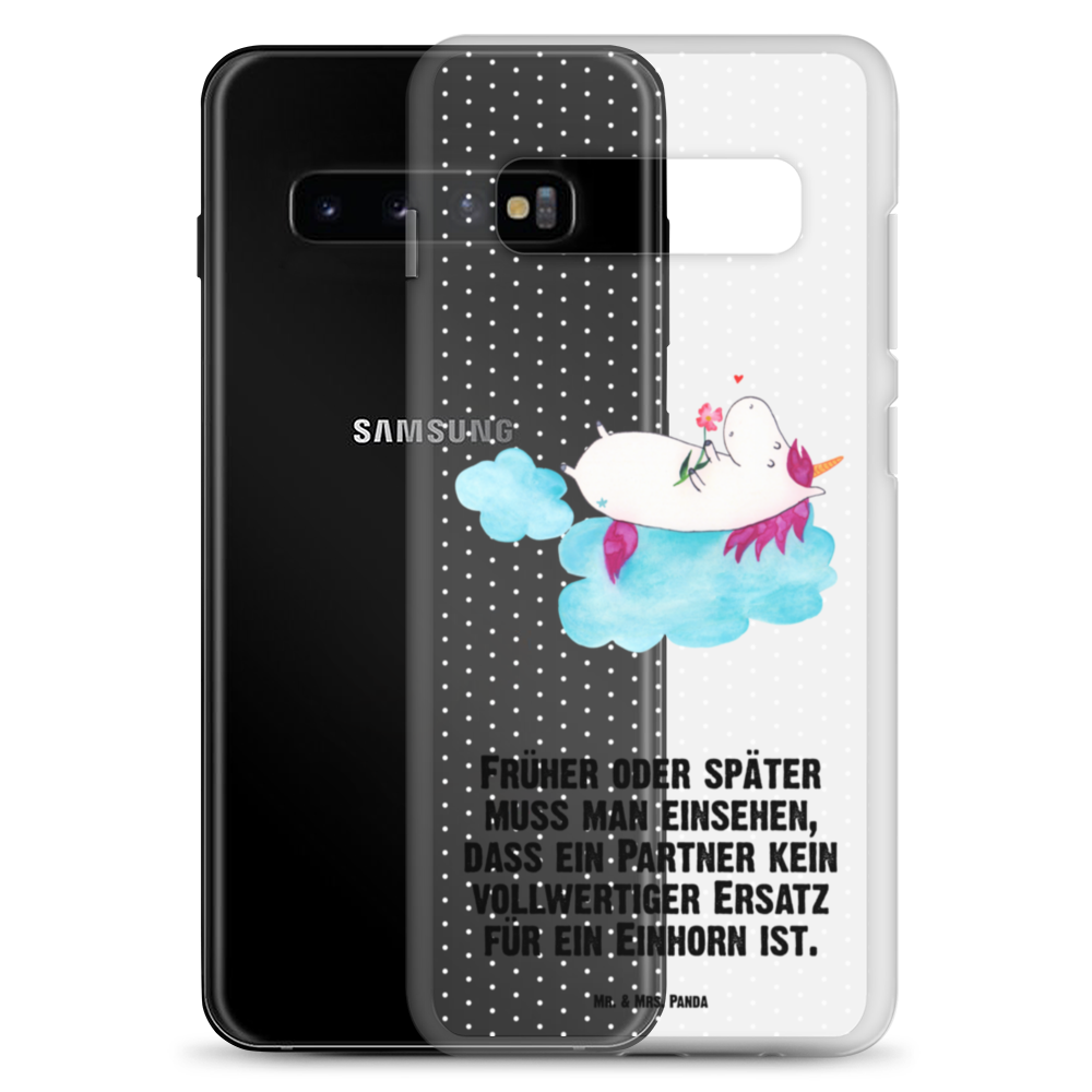Handyhülle Einhorn verliebt auf Wolke Einhorn, Einhörner, Unicorn, verliebt, Liebe, Liebesbeweis, Freundin, Wolke Handyhülle, Handycover, Transparente Handyhülle, Flexible Handyhülle, Handyschutz, Transparent, Durchsichtig, Schutzhülle für Handy, Stilvolle Handyhülle, Robuste Handyhülle, Schutz vor Kratzern, Schützende Handyhülle  Einhorn, Einhörner, Einhorn Deko, Pegasus, Unicorn