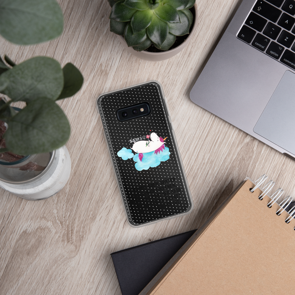 Handyhülle Einhorn verliebt auf Wolke Einhorn, Einhörner, Unicorn, verliebt, Liebe, Liebesbeweis, Freundin, Wolke Handyhülle, Handycover, Transparente Handyhülle, Flexible Handyhülle, Handyschutz, Transparent, Durchsichtig, Schutzhülle für Handy, Stilvolle Handyhülle, Robuste Handyhülle, Schutz vor Kratzern, Schützende Handyhülle  Einhorn, Einhörner, Einhorn Deko, Pegasus, Unicorn