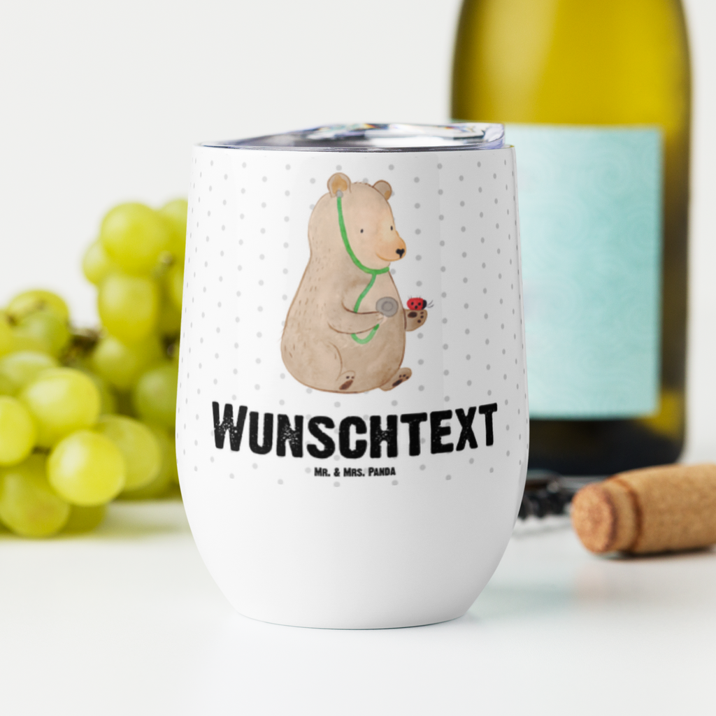 Personalisierter Weinbecher Bär Arzt Personalisierter Weinbecher, Personalisierter Glühwein Becher, Heißgetränke, Personalisierter Trinkbecher, Personalisierter Weinkelch, Personalisiertes Weingläser, hochwertiger Weinbecher, Weinbecher Reisen, Weinbecher unterwegs, Personalisertes Sommerglas, mit Namen, Wunschtext, Personalisierung, selbst bedrucken, Personalisiertes Weinglas, Bär, Teddy, Teddybär, Arzt, Ärztin, Doktor, Professor, Doktorin, Professorin