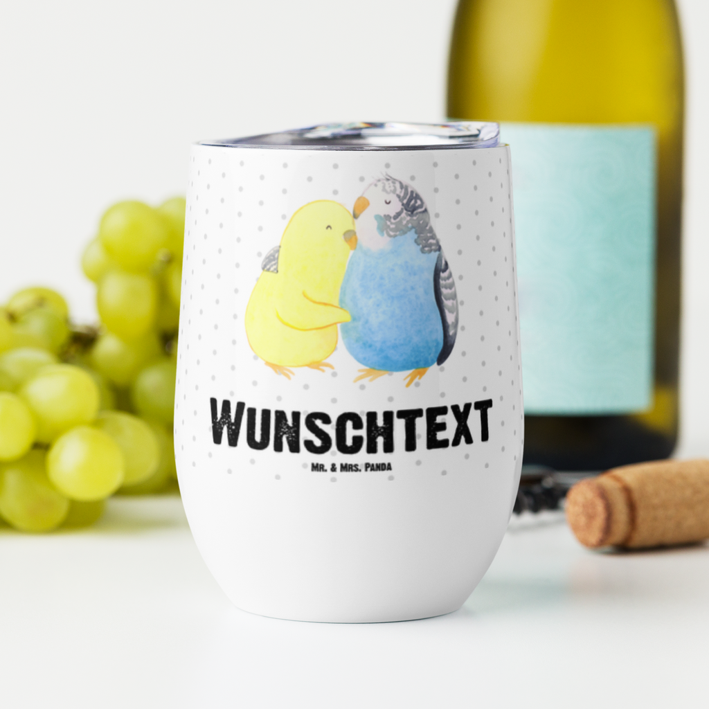 Personalisierter Weinbecher Wellensittich Liebe Personalisierter Weinbecher, Personalisierter Glühwein Becher, Heißgetränke, Personalisierter Trinkbecher, Personalisierter Weinkelch, Personalisiertes Weingläser, hochwertiger Weinbecher, Weinbecher Reisen, Weinbecher unterwegs, Personalisertes Sommerglas, mit Namen, Wunschtext, Personalisierung, selbst bedrucken, Personalisiertes Weinglas, Liebe, Partner, Freund, Freundin, Ehemann, Ehefrau, Heiraten, Verlobung, Heiratsantrag, Liebesgeschenk, Jahrestag, Hocheitstag, Vögel, Wellensittich, Nähe, Kuscheln, Vertrauen