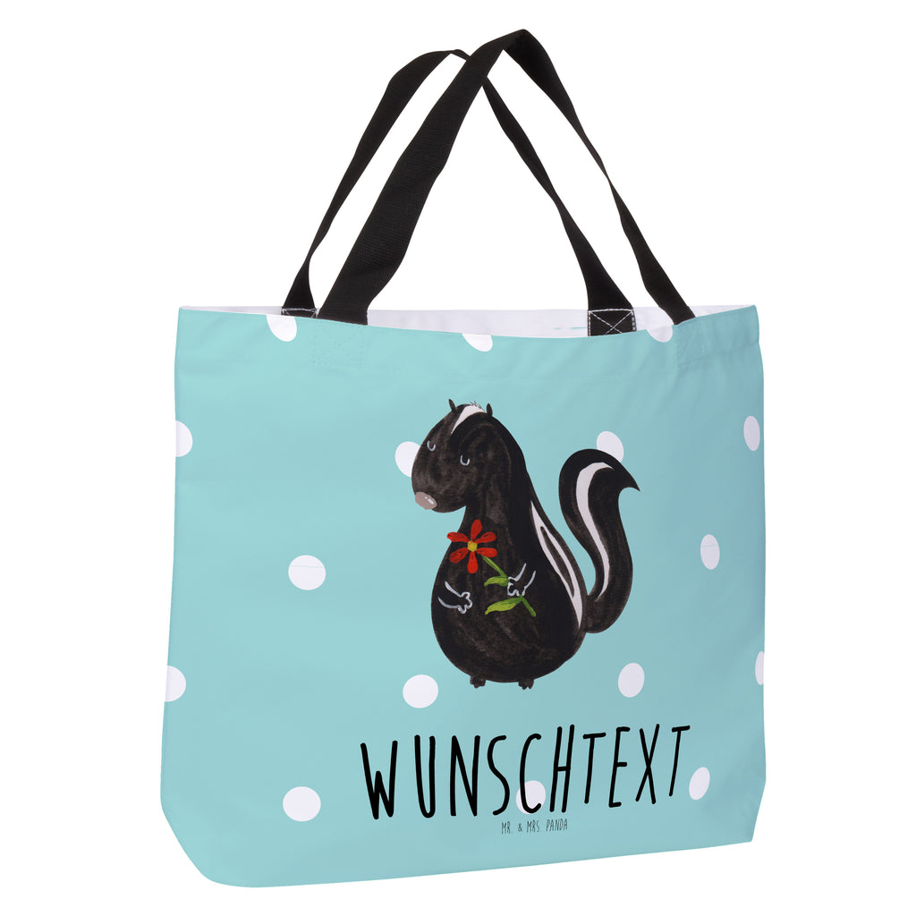 Personalisierter Shopper Stinktier Blume Personalisierter Beutel, Personalisierte Einkaufstasche, Personalisierte Tasche, Personalisierte Strandtasche, Personalisierter Einkaufsbeutel, Personalisierter Shopper, Personalisierte Schultasche, Personalisierte Freizeittasche, Personalisierter Tragebeutel, Personalisierter Schulbeutel, Personalisierte Alltagstasche, mit Namen, Wunschname, Selbst bedrucken, frei gestalten, Stinktier, Skunk, Wildtier, Raubtier, Stinker, Stinki, Tagträumer, verträumt, Dreams, Träume