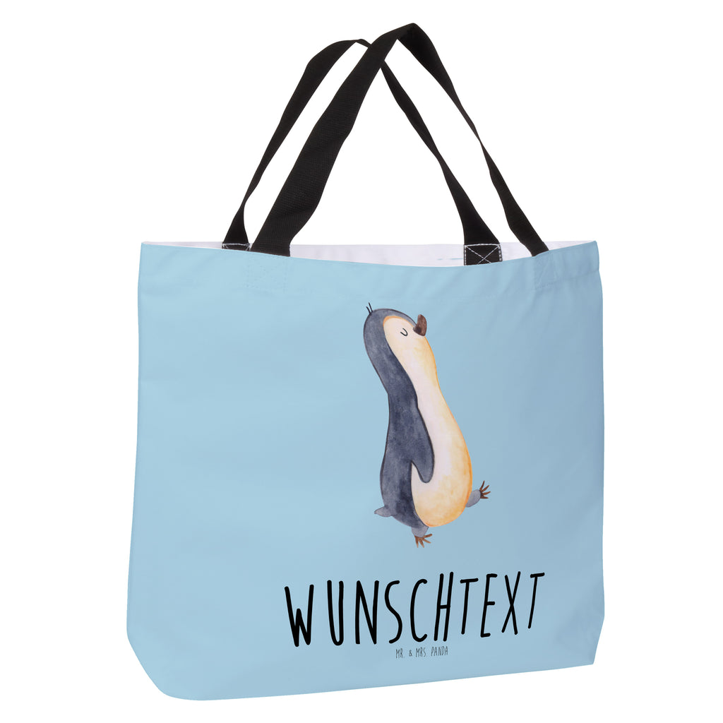 Personalisierter Shopper Pinguin marschierend Personalisierter Beutel, Personalisierte Einkaufstasche, Personalisierte Tasche, Personalisierte Strandtasche, Personalisierter Einkaufsbeutel, Personalisierter Shopper, Personalisierte Schultasche, Personalisierte Freizeittasche, Personalisierter Tragebeutel, Personalisierter Schulbeutel, Personalisierte Alltagstasche, mit Namen, Wunschname, Selbst bedrucken, frei gestalten, Pinguin, Pinguine, Frühaufsteher, Langschläfer, Bruder, Schwester, Familie