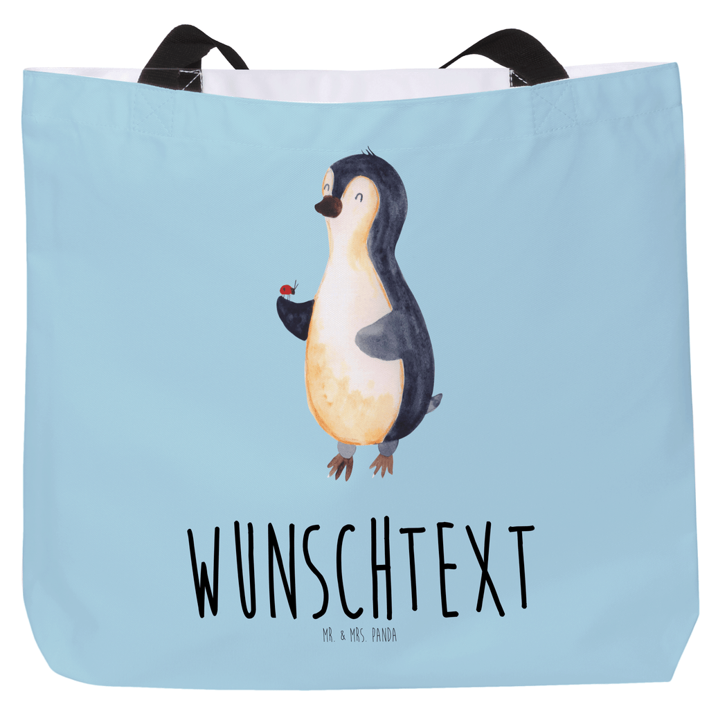 Personalisierter Shopper Pinguin Marienkäfer Personalisierter Beutel, Personalisierte Einkaufstasche, Personalisierte Tasche, Personalisierte Strandtasche, Personalisierter Einkaufsbeutel, Personalisierter Shopper, Personalisierte Schultasche, Personalisierte Freizeittasche, Personalisierter Tragebeutel, Personalisierter Schulbeutel, Personalisierte Alltagstasche, mit Namen, Wunschname, Selbst bedrucken, frei gestalten, Pinguin, Pinguine, Marienkäfer, Liebe, Wunder, Glück, Freude, Lebensfreude