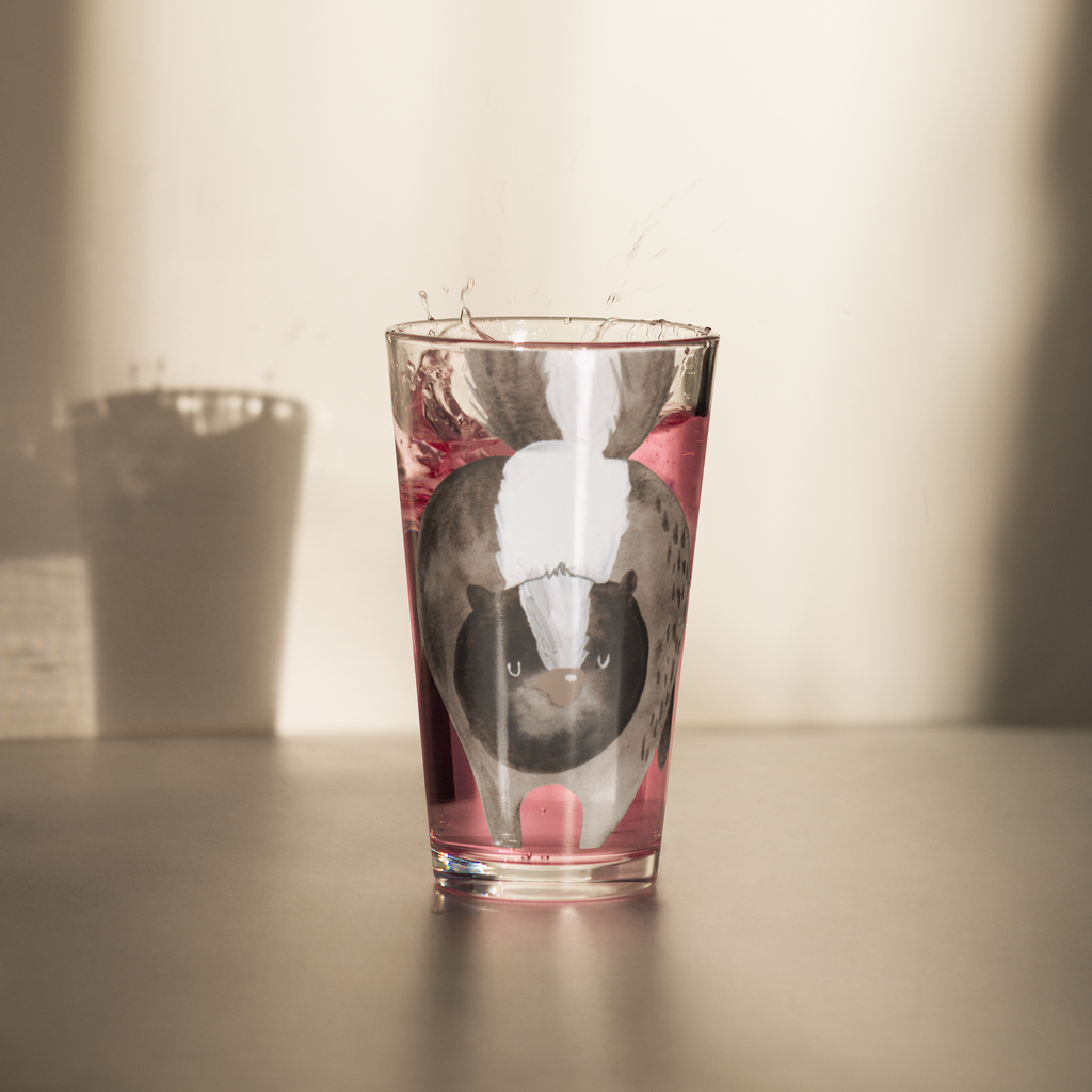 Personalisiertes Trinkglas Stinktier Angriff Personalisiertes Trinkglas, Personalisiertes Glas, Personalisiertes Pint Glas, Personalisiertes Bierglas, Personalisiertes Cocktail Glas, Personalisiertes Wasserglas, Glas mit Namen, Glas selber bedrucken, Wunschtext, Selbst drucken, Wunschname, Stinktier, Skunk, Wildtier, Raubtier, Stinker, Stinki, wütend, Drohung