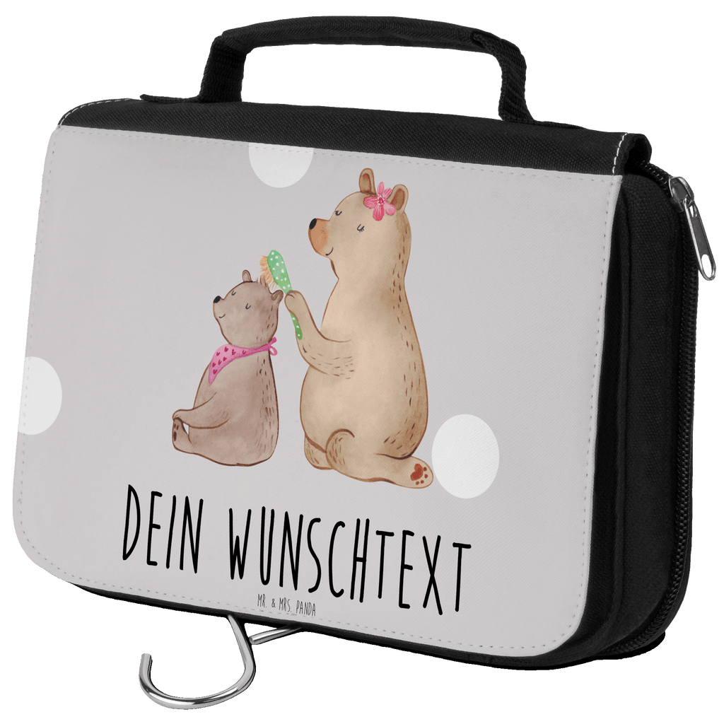 Personalisierter Kulturbeutel Bär mit Kind Personalisierter Kulturbeutel, Personalisierte Waschtasche, Personalisierte Kosmetiktasche, Damen, Herren, Personalisierte Aufbewahrungstasche, Personalisierte Schminktasche, Personalisierter Kosmetikbeutel, Personalisierter Organizer, Personalisierte Kulturtasche, Personalisierte Schminkutensil, Personalisierung, Wunschtext, Wunschname, Selbst bedrucken, Kulturbeutel mit Namen, Familie, Vatertag, Muttertag, Bruder, Schwester, Mama, Papa, Oma, Opa, Geschenk, Mutti, Mutter