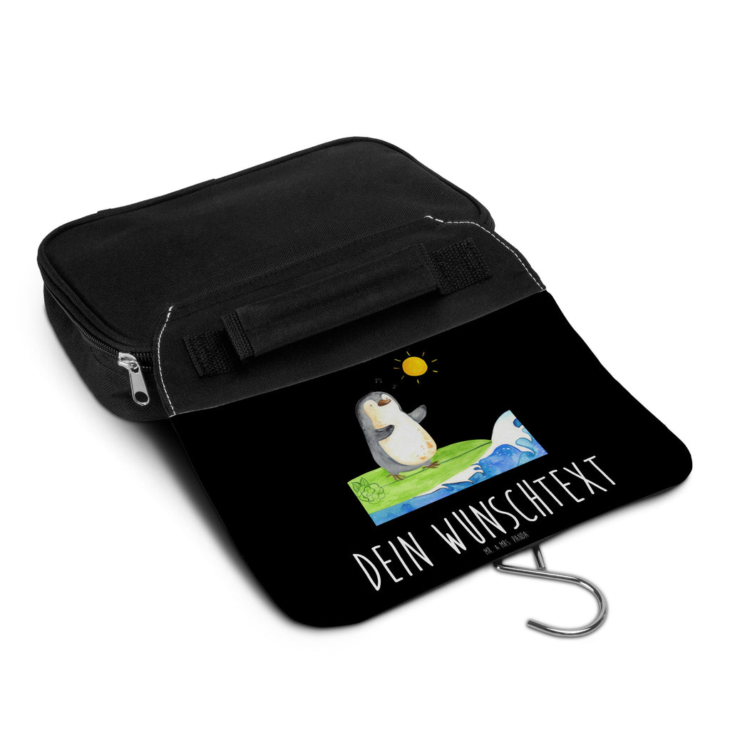 Personalisierter Kulturbeutel Pinguin Surfer Personalisierter Kulturbeutel, Personalisierte Waschtasche, Personalisierte Kosmetiktasche, Damen, Herren, Personalisierte Aufbewahrungstasche, Personalisierte Schminktasche, Personalisierter Kosmetikbeutel, Personalisierter Organizer, Personalisierte Kulturtasche, Personalisierte Schminkutensil, Personalisierung, Wunschtext, Wunschname, Selbst bedrucken, Kulturbeutel mit Namen, Pinguin, Pinguine, surfen, Surfer, Hawaii, Urlaub, Wellen, Wellen reiten, Portugal