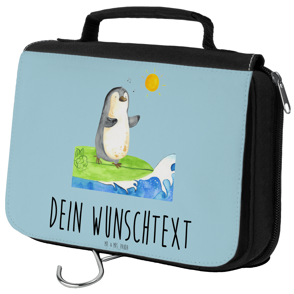 Personalisierter Kulturbeutel Pinguin Surfer Personalisierter Kulturbeutel, Personalisierte Waschtasche, Personalisierte Kosmetiktasche, Damen, Herren, Personalisierte Aufbewahrungstasche, Personalisierte Schminktasche, Personalisierter Kosmetikbeutel, Personalisierter Organizer, Personalisierte Kulturtasche, Personalisierte Schminkutensil, Personalisierung, Wunschtext, Wunschname, Selbst bedrucken, Kulturbeutel mit Namen, Pinguin, Pinguine, surfen, Surfer, Hawaii, Urlaub, Wellen, Wellen reiten, Portugal