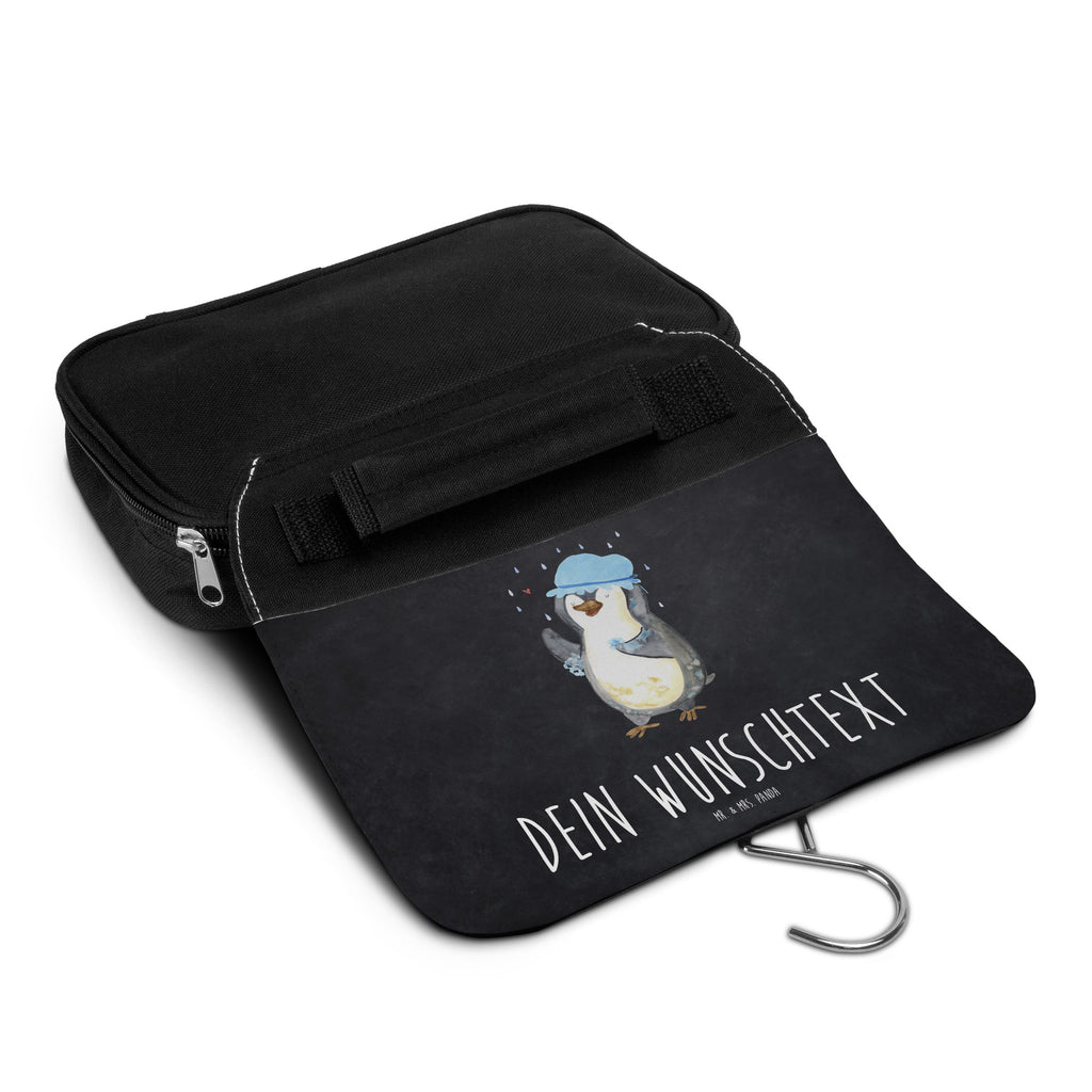 Personalisierter Kulturbeutel Pinguin duscht Personalisierter Kulturbeutel, Personalisierte Waschtasche, Personalisierte Kosmetiktasche, Damen, Herren, Personalisierte Aufbewahrungstasche, Personalisierte Schminktasche, Personalisierter Kosmetikbeutel, Personalisierter Organizer, Personalisierte Kulturtasche, Personalisierte Schminkutensil, Personalisierung, Wunschtext, Wunschname, Selbst bedrucken, Kulturbeutel mit Namen, Pinguin, Pinguine, Dusche, duschen, Lebensmotto, Motivation, Neustart, Neuanfang, glücklich sein