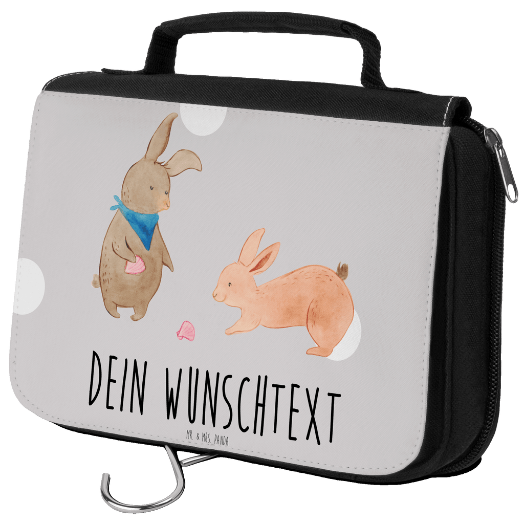 Personalisierter Kulturbeutel Hasen Muschel Personalisierter Kulturbeutel, Personalisierte Waschtasche, Personalisierte Kosmetiktasche, Damen, Herren, Personalisierte Aufbewahrungstasche, Personalisierte Schminktasche, Personalisierter Kosmetikbeutel, Personalisierter Organizer, Personalisierte Kulturtasche, Personalisierte Schminkutensil, Personalisierung, Wunschtext, Wunschname, Selbst bedrucken, Kulturbeutel mit Namen, Familie, Vatertag, Muttertag, Bruder, Schwester, Mama, Papa, Oma, Opa, Hasen, beste Freundin, Freundin, Freundinnen, best friends, BFF, Muscheln sammeln, Muscheln, Meer