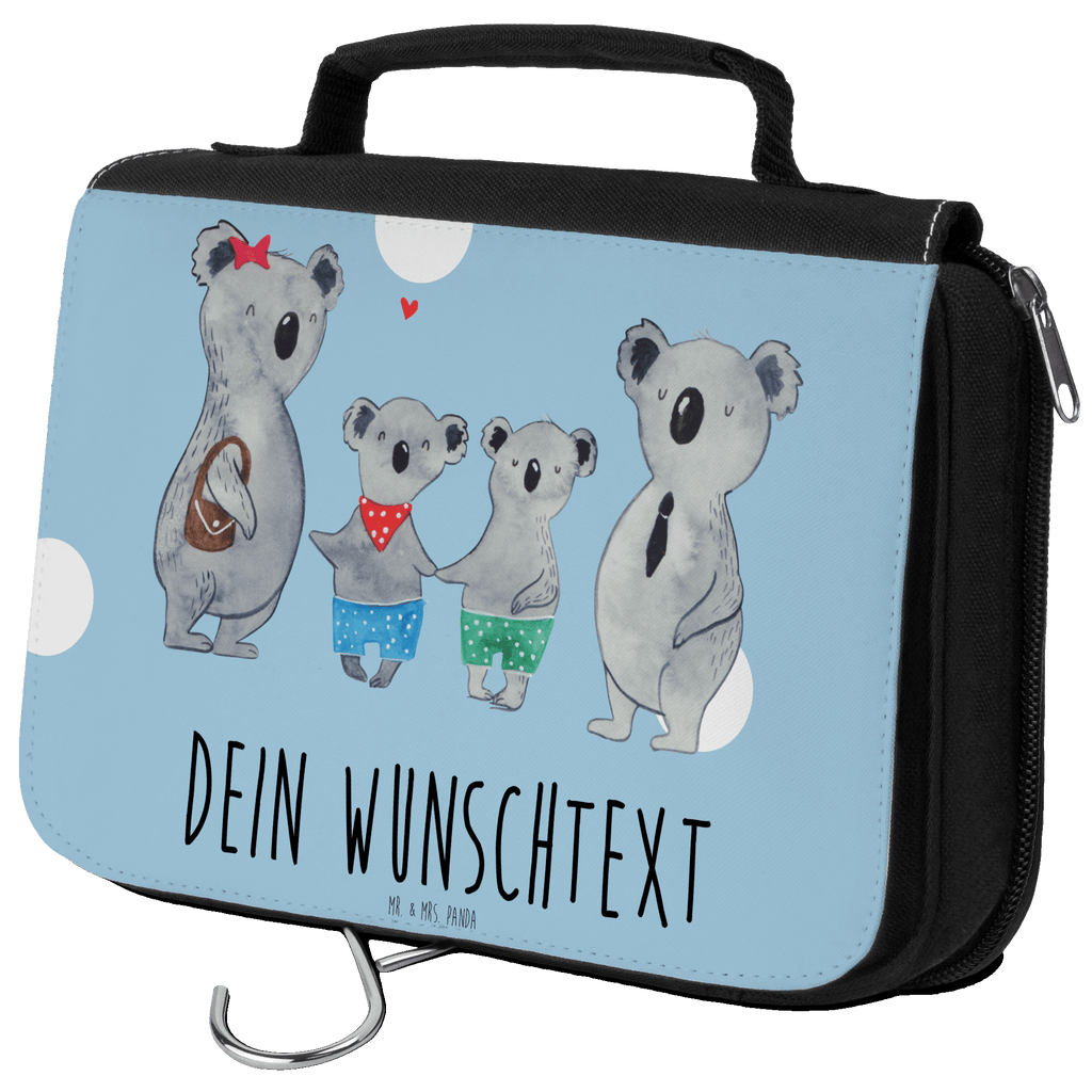 Personalisierter Kulturbeutel Koala Familie zwei Personalisierter Kulturbeutel, Personalisierte Waschtasche, Personalisierte Kosmetiktasche, Damen, Herren, Personalisierte Aufbewahrungstasche, Personalisierte Schminktasche, Personalisierter Kosmetikbeutel, Personalisierter Organizer, Personalisierte Kulturtasche, Personalisierte Schminkutensil, Personalisierung, Wunschtext, Wunschname, Selbst bedrucken, Kulturbeutel mit Namen, Familie, Vatertag, Muttertag, Bruder, Schwester, Mama, Papa, Oma, Opa, Koala, Koalabär, beste Familie, Familienzeit, Familienleben, Koalafamilie, Lieblingsfamilie