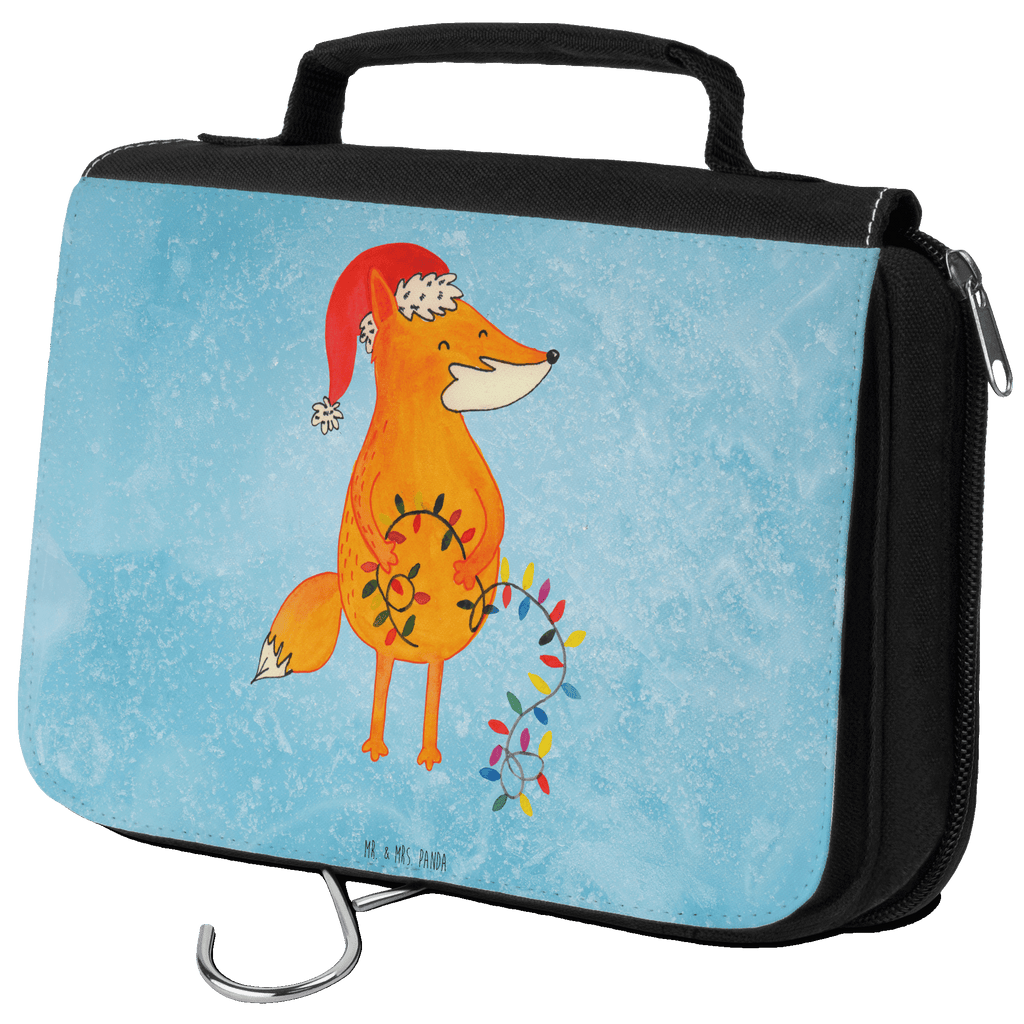 Kulturbeutel Fuchs Weihnachten Kulturbeutel, Zum Aufhängen, Waschtasche, Kosmetiktasche, Damen, Herren, Aufbewahrungstasche, Schminktasche, Kosmetikbeutel, Organizer, Kulturtasche, Schminkutensil, Winter, Weihnachten, Weihnachtsdeko, Nikolaus, Advent, Heiligabend, Wintermotiv, Fuchs, Füchse, Spruch schön, Geschenk Weihnachten, Weihnachtsmann, Weihnachtszeit