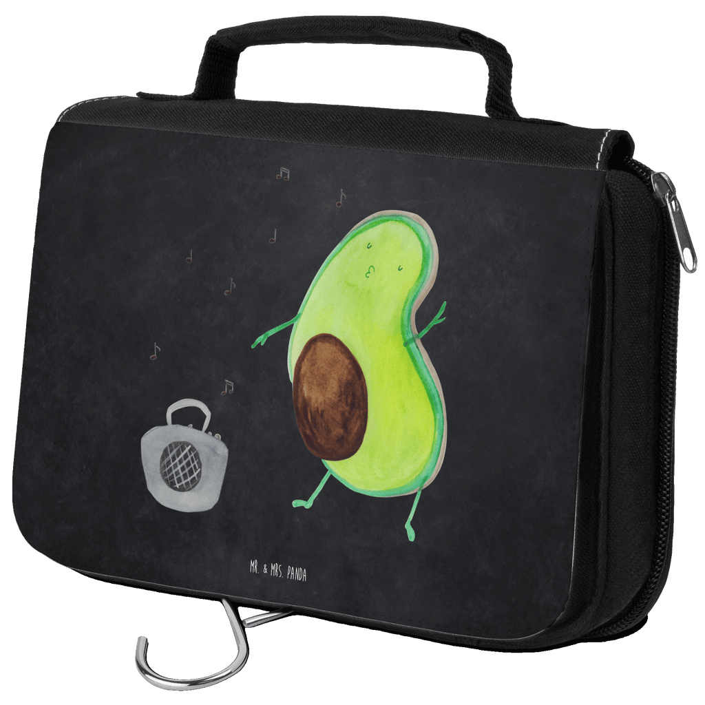 Kulturbeutel Avocado tanzt Kulturbeutel, Zum Aufhängen, Waschtasche, Kosmetiktasche, Damen, Herren, Aufbewahrungstasche, Schminktasche, Kosmetikbeutel, Organizer, Kulturtasche, Schminkutensil, Avocado, Veggie, Vegan, Gesund