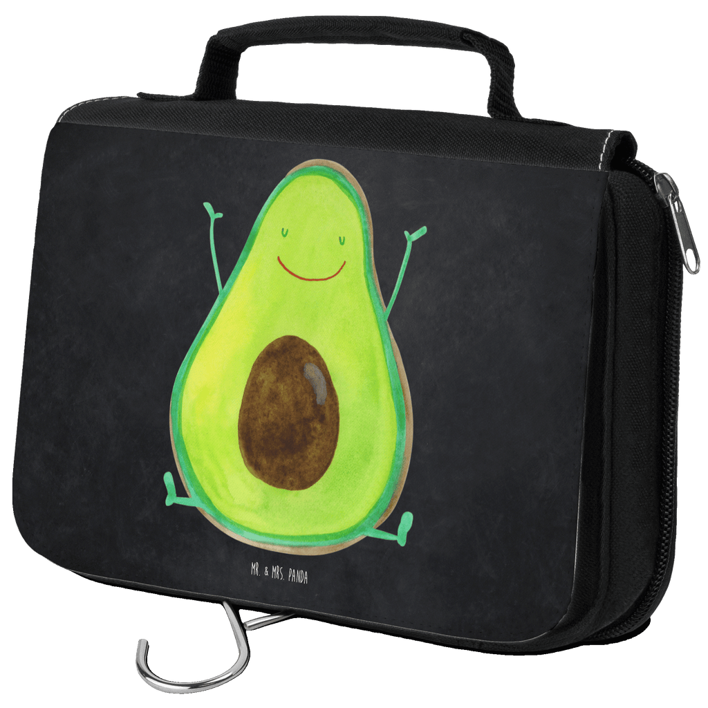 Kulturbeutel Avocado Happy Kulturbeutel, Zum Aufhängen, Waschtasche, Kosmetiktasche, Damen, Herren, Aufbewahrungstasche, Schminktasche, Kosmetikbeutel, Organizer, Kulturtasche, Schminkutensil, Avocado, Veggie, Vegan, Gesund, Chaos