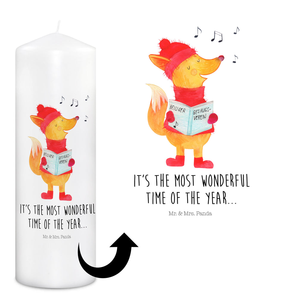 Kerze Fuchs Sänger Kerze, Taufkerze, Kommunionskerze, Geburtstagskerze, Geschenk Kerze, Taufgeschenk Kerze, Kerze mit Druck, Besondere Kerze, Geschenkidee Kerze, Kerze für Kommunion, Geburtstag Kerze, Kommunion Kerze, Winter, Weihnachten, Weihnachtsdeko, Nikolaus, Advent, Heiligabend, Wintermotiv, Fuchs, Füchse, Sänger, Geschenk Sänger, Singen, Weihnachtslieder