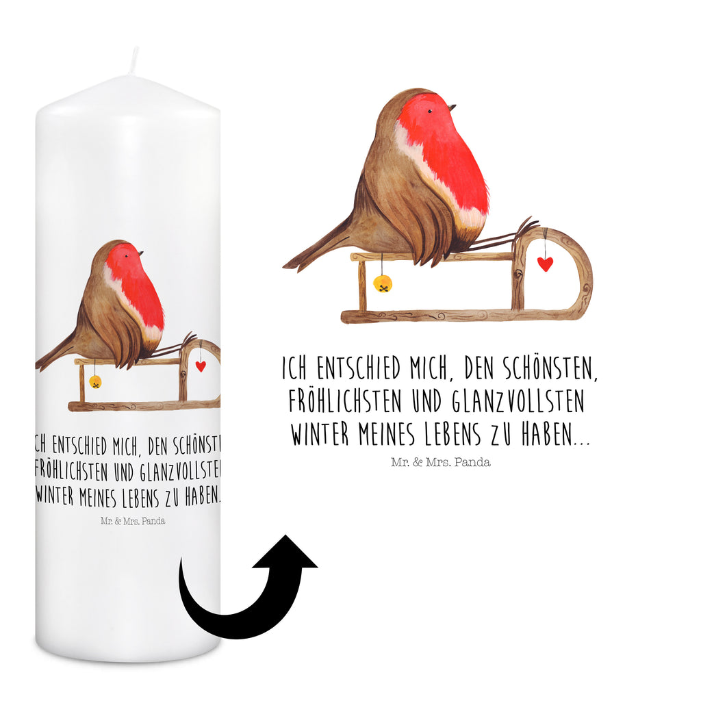 Kerze Rotkehlchen Schlitten Kerze, Taufkerze, Kommunionskerze, Geburtstagskerze, Geschenk Kerze, Taufgeschenk Kerze, Kerze mit Druck, Besondere Kerze, Geschenkidee Kerze, Kerze für Kommunion, Geburtstag Kerze, Kommunion Kerze, Winter, Weihnachten, Weihnachtsdeko, Nikolaus, Advent, Heiligabend, Wintermotiv, Schlitten, Vogel