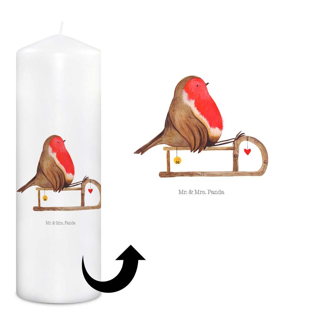 Kerze Rotkehlchen Schlitten Kerze, Taufkerze, Kommunionskerze, Geburtstagskerze, Geschenk Kerze, Taufgeschenk Kerze, Kerze mit Druck, Besondere Kerze, Geschenkidee Kerze, Kerze für Kommunion, Geburtstag Kerze, Kommunion Kerze, Winter, Weihnachten, Weihnachtsdeko, Nikolaus, Advent, Heiligabend, Wintermotiv, Schlitten, Vogel