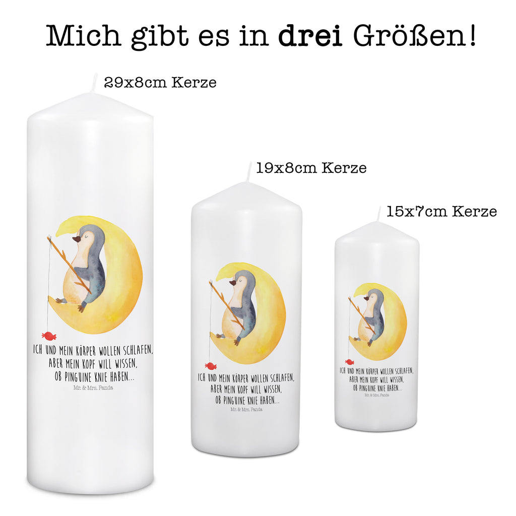 Kerze Pinguin Mond Kerze, Taufkerze, Kommunionskerze, Geburtstagskerze, Geschenk Kerze, Taufgeschenk Kerze, Kerze mit Druck, Besondere Kerze, Geschenkidee Kerze, Kerze für Kommunion, Geburtstag Kerze, Kommunion Kerze, Pinguin, Pinguine, Spruch, schlafen, Nachtruhe, Einschlafen, Schlafzimmer, Schlafstörungen, Gästezimmer