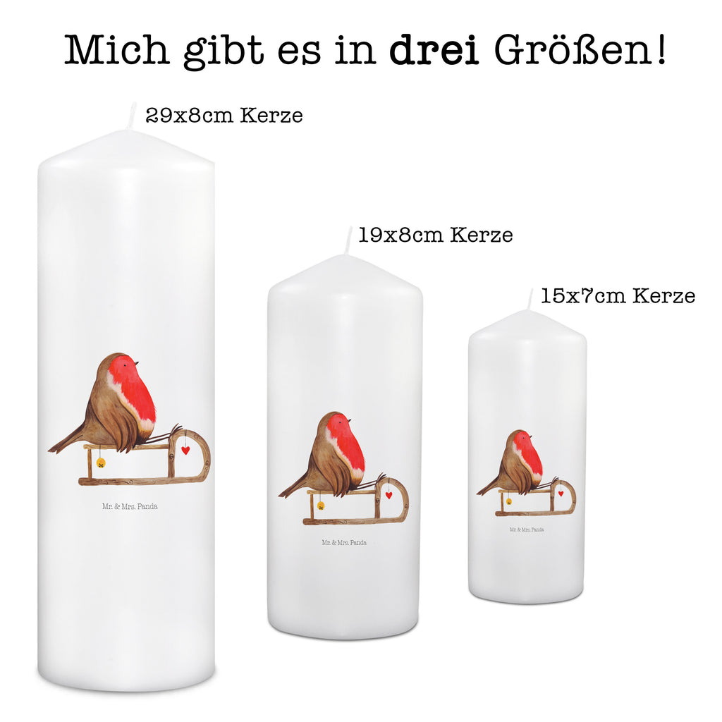 Kerze Rotkehlchen Schlitten Kerze, Taufkerze, Kommunionskerze, Geburtstagskerze, Geschenk Kerze, Taufgeschenk Kerze, Kerze mit Druck, Besondere Kerze, Geschenkidee Kerze, Kerze für Kommunion, Geburtstag Kerze, Kommunion Kerze, Winter, Weihnachten, Weihnachtsdeko, Nikolaus, Advent, Heiligabend, Wintermotiv, Schlitten, Vogel