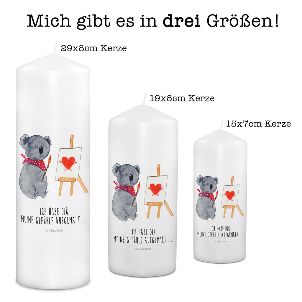 Kerze Koala Künstler Kerze, Taufkerze, Kommunionskerze, Geburtstagskerze, Geschenk Kerze, Taufgeschenk Kerze, Kerze mit Druck, Besondere Kerze, Geschenkidee Kerze, Kerze für Kommunion, Geburtstag Kerze, Kommunion Kerze, Koala, Koalabär, Liebe, Liebensbeweis, Liebesgeschenk, Gefühle, Künstler, zeichnen