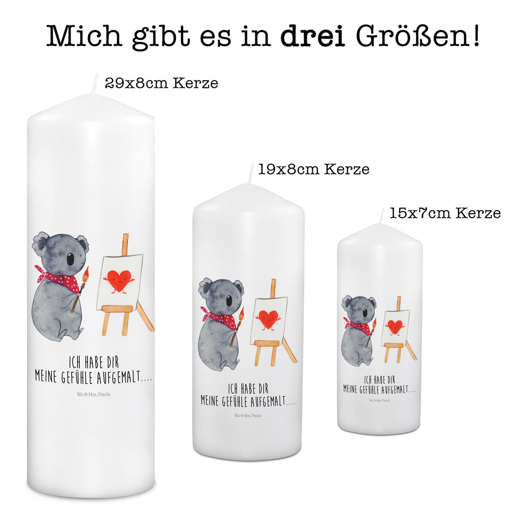 Kerze Koala Künstler Kerze, Taufkerze, Kommunionskerze, Geburtstagskerze, Geschenk Kerze, Taufgeschenk Kerze, Kerze mit Druck, Besondere Kerze, Geschenkidee Kerze, Kerze für Kommunion, Geburtstag Kerze, Kommunion Kerze, Koala, Koalabär, Liebe, Liebensbeweis, Liebesgeschenk, Gefühle, Künstler, zeichnen