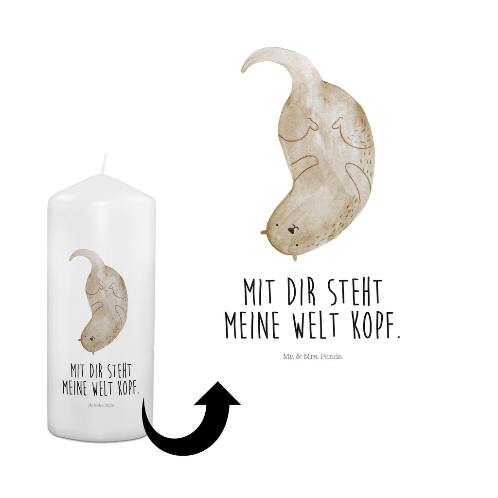 Kerze Otter kopfüber Kerze, Taufkerze, Kommunionskerze, Geburtstagskerze, Geschenk Kerze, Taufgeschenk Kerze, Kerze mit Druck, Besondere Kerze, Geschenkidee Kerze, Kerze für Kommunion, Geburtstag Kerze, Kommunion Kerze, Otter, Fischotter, Seeotter, Otter Seeotter See Otter